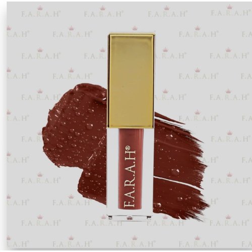 F.A.R.A.H Matte Liquid Lipstick - Long-Lasting, Travel-Sized Lip Color - Smudge-Proof and All-Day Wear (Coco - Cinnamon Brown, 2ml)