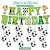 KORHONEN Soccer Party Decorations, Soccer Birthday Party Decorations Includes Happy Birthday Banner and Soccer Hanging Swirl for Kids Boy, Soccer Theme Party Decorations Supplies
