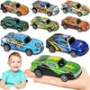 4.2" Toy Cars Metal Race Cars Vehicles 9 Pack, Pull Back Cars Toys for Boys, Girls, Toddlers, Kids 2,3,4,5,6,7 Years Old, Party Favors, Teacher Reward Prizes, Boy Birthday Gifts