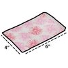 CuteBox Pink Flower Flat Paper Gift Bags 100pcs (4" x 6") for Merchandise, Crafts, Party Favors, Tradeshows, Retail, Handmade Goods, Arts and Crafts, Outdoor Events, Holidays, Weddings