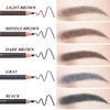 BAMTTOO 5pcs Microblading Eyebrow Pencil Brow Mapping Ruler Pencil Sharpener Set For Marking Filling And Outlining Eyebrow Tattoo Makeup Kit Permanent Makeup Eye Brow Liners