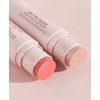 Wander Beauty On-the-Glow Blush and Illuminator - Coral Rose/Nude Glow - 7-in-1 Hydrating Cream Blush & Highlighting Stick - Stick Blush for Cheeks, Lip, & Body - Highlighter Makeup & Blush - 0.4 oz