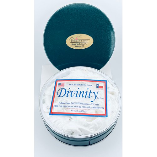 1 Pound Divinity Gift Tin (With Pecans)