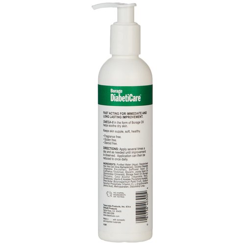 DiabetiCare Hand & Body Lotion By Shikai Borage - 8 Oz