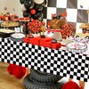 81Pcs Two Fast Race Car 2nd Birthday Party Decorations - Race Car Plates, Napkins, Tablecloth for Boys Kids' Two Year Old Party Race Car Birthday Party Supplies, Serves 20 Guest (Two Fast-20 set)
