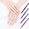 Cuticle Pusher Cuticle Trimmer Professional V Shaped Cuticle Remover Manicure Dead Skin Removal Tool Toe Nail Care for Home and Nail Shop (12Pcs)