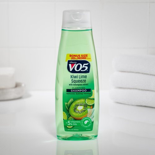V05 Herbal Shampoo, Kiwi & Lime Squeeze, 15 oz