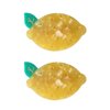 Lemon Hair Clip,Cellulose Acetate Hair Clips,Big Claw Clips for Women,Hair Accessories,Pack of 2