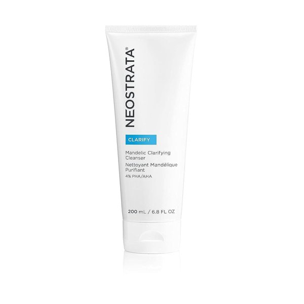 NEOSTRATA Mandelic Clarifying Cleanser Gel Facial Wash for Oily Skin with Salicylic Acid Soap-Free Fragrance-Free, 6.8 Fl Oz (Pack of 1)