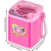 Hsei Mini Makeup Brush Cleaner Device Plastic Electric Automatic Washing Machine Sponge Cleaning Toy for Girls Ladies