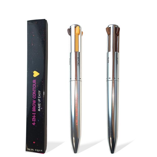 FantasyDay Magic 4 in 1 Makeup Pen - Pop Up Eyeliner, Lip Liner, Brow Pencil, Highlighter, Spot Pen - Travel Makeup Design - Versatile Shades