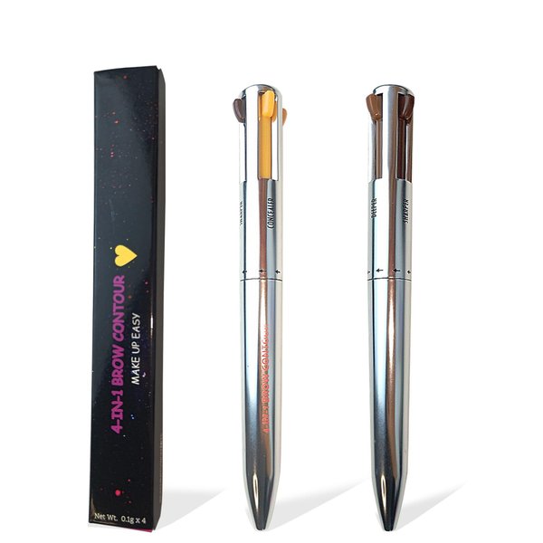 FantasyDay Magic 4 in 1 Makeup Pen - Pop Up Eyeliner, Lip Liner, Brow Pencil, Highlighter, Spot Pen - Travel Makeup Design - Versatile Shades