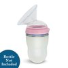 Manual Breast Pump Flange Attachment for Comotomo Baby Bottle | Breastmilk Collector | Food Grade Silicone | BPA-Free (Flange)