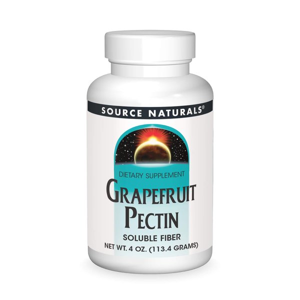 Source Naturals Grapefruit Pectin, Soluble Fiber - Dietary Supplement - 4 oz POWDER