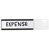 SmartSign Pack of 25 Magnetic"C" Channel Label Holders | 1" x 3"
