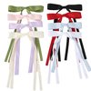 FAELBATY Hair Bows for Women, Tassel Hair Ribbon with Metal Claw Clips and Bowknots, Long Tail Bow for Girls Satin Hair Bows French Hair Bow Accessories for Teens Kids (8Pcs)