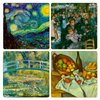 CoasterStone "Impressionists Collection" Absorbent Coasters, 4-1/4-Inch, Set of 4