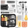 BYNIIUR Watch Repair Kit, Watch Case Opener Spring Bar Tools, Watch Battery Replacement Tool Kit, Watch Band Link Pin Tool Set with Carrying Case and Instruction Manual
