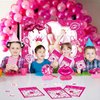 Pink Party Bingo Games Hot Pink Birthday Party Games for Kids Adults Pink Girls Birthday Party Favors 24 Players Bingo Cards Princess Doll Bingo Game for Family Holiday Gatherings Party Supplie