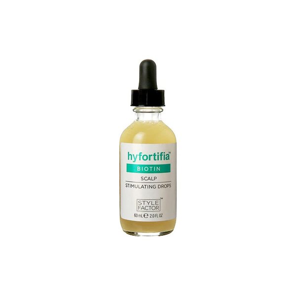 Style Factor hyfortifia™ Biotin Shampoo Conditioner Treatment | Shine Strengthen and Nourish | Made in USA (Scalp Stimulating Drops 2 Oz)