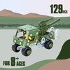 Military Truck STEM Building Toy Set for Boys Age 8-12 - Metal Army Toys Model Car Kits Set - Engineering STEM Kits or Kids 6-8, 8-10 Stem Projects Vehicles 129pcs