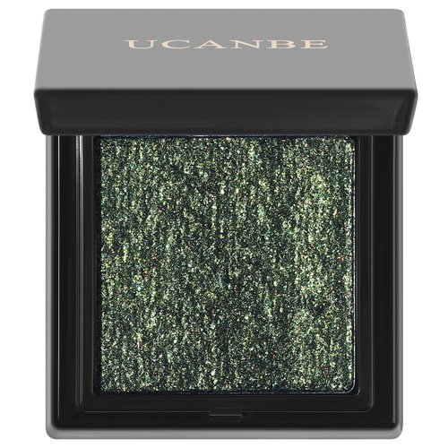 UCANBE Glass Single Eyeshadow Palette, Highly Pigmented Glitter Eye Shadow Powder, Professional Long-Lasting Waterproof Makeup Palette