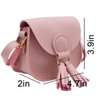JUMISEE Kids Girls Toddler Mini Shoulder Purse Crossbody Bag with Tassel