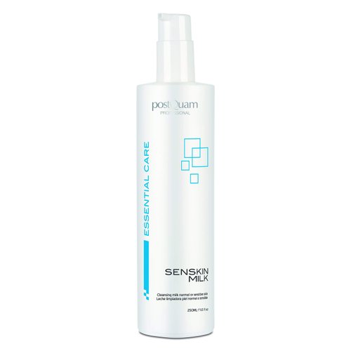 POSTQUAM Professional Senskin Milk Normal/Sensitive Skin 250ml Cleansing Milk – Leaves The Complexion Clean And Smooth - With Softening and Moisturizing Effect