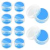10 Pack Diamond Painting Wax Storage Container Case with Glue Clay Diamond Art Glue for Diamond Painting Accessories Cross Stitch Drilling Mud, 30 Pcs DIY Diamond Painting Wax 0.9inch (Blue)