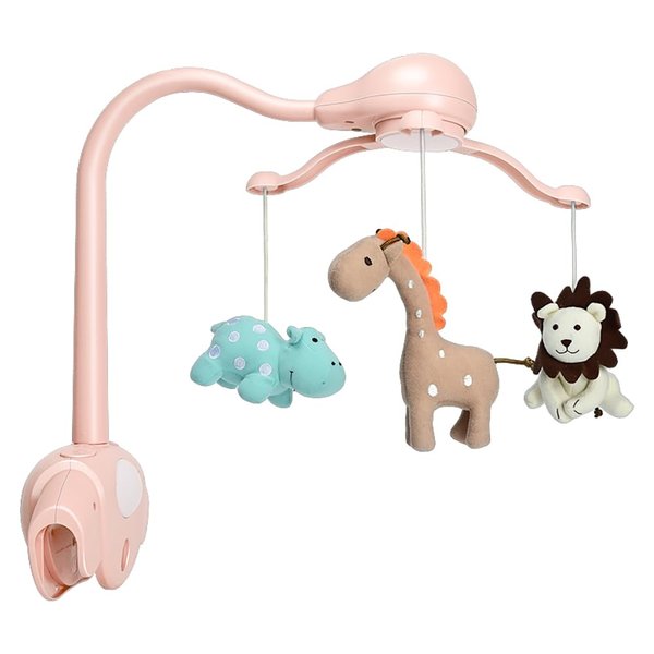 CUTIE PUMPKIN Baby Music Crib Mobile for Pack and Playpen，Bassinet Bedside Sleeper Mobile Newborn Nursery Toys with Nursy Lights,Relaxing Music and Natural Sounds,Light,Projector