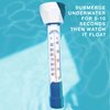 SplashTech Floating Buoy Pool Thermometer with Jumbo EZ Read Display & Cord- Shatter Proof- Swimming Pool Maintenance Equipment for Indoor or Outdoor Swimming Pool, Hot Tub, Jacuzzi, Spa