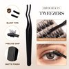 BEFER Lash Clusters Kit, 180 Pcs D Curl Eyelash Clusters 3D Fluffy Volume Individual Lashes Extensions 10-16MM Cluster Eyelash Wispy Cluster Lashes DIY At Home(Enigma,FD09,Kit)