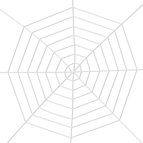 YUNAI Spider Webs Halloween Decorations Outdoor, 10.5ft 7 Coils White Fake Spider Web, Scary Haunted House Outdoor Wall Decor for Halloween Party Hanging Decorations