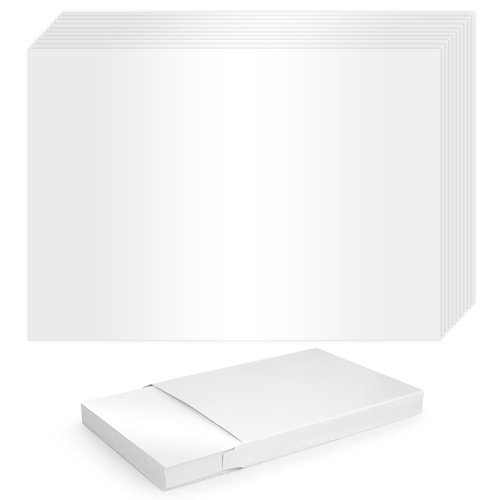 5X7 Metallic White Shimmer Card Stock Printer Paper 100lb 50 Pack Blank Pearlescent Index Cards Flat 300gsm for Invitations, Postcard,Photo Paper,Card Making