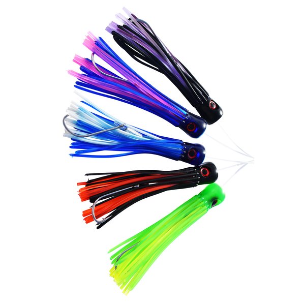 EatMyTackle Sailfish Candy Fully Rigged Fishing Lures (5 Pack)