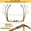 5 Pack Blue Light Blocking Reading Glasses Fashion Square Computer Readers for Women Men, Anti UV Ray Nerd Eyeglasses (5 Mix, 2.5)