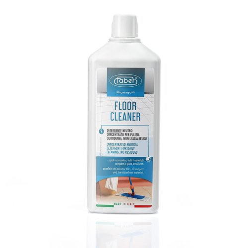 FABER Tile Floor Cleaner – Mop Cleaning Solution – 1L Concentrated Neutral Detergent for Daily Floor Cleaning - Quick Shine Floor Cleaner - Tile Cleaner Liquid Suitable for Porcelain & Ceramic Tiles
