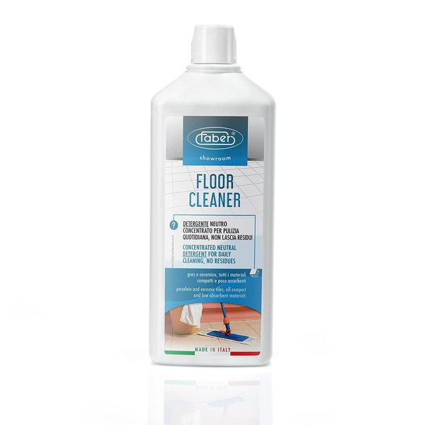 FABER Tile Floor Cleaner – Mop Cleaning Solution – 1L Concentrated Neutral Detergent for Daily Floor Cleaning - Quick Shine Floor Cleaner - Tile Cleaner Liquid Suitable for Porcelain & Ceramic Tiles