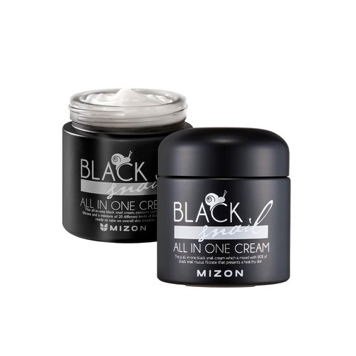 MIZON Black Snail All In One Cream, Premium, Snail Repair Cream, Intensive Care, Korean Skin Care...