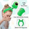 YARIEW Frog Ears Headband Plush Animal Ears Headband Frog Headband Spa Face Wash Headband Cute Ears Head Band Frog Costume Party Hair Accessories for Adult Women Kids