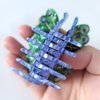 Peacock Claw Clips,Cellulose Acetate Hair Clips,Big Claw Clips for Women