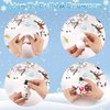 12 Pack Build a Snowman Kit Snowman Crafts, Modeling Clay Snowman DIY Kit for Kids, Christmas Stocking Stuffers for Kids, Christmas Crafts Xmas Gift (Build Snowman Kit)