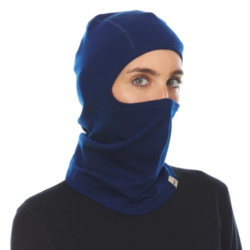 100% Merino Wool Balaclava Navy One Size