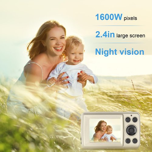 Upgrade Kids Camera Toys for 3 4 5 6 7 8 9 Year Old Girl Christmas Birthday Gift Digital Video Camera,Mini Play Video Camera with 1080P 2 Inch Screen with 32GB Card