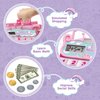 XINGYING Toy Cash Register for Kids, Pretend Play Cash Register Toy with Toy Money, Credit Card, Play Food, Kids Cash Register With Scanner, Real Calculator, Sound for Girls Boys Age 3, 4, 5, 6, 7, 8+