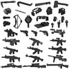 HIMIRICH 38 Pcs WW2 Military Weapons Pack Soldier Style Weapon Accessories, Army Gun Sets Toys Compatible with Classic Building Blocks for Children Age 6 to 15 Years
