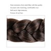 STHEJFB Bohemian Braided Headband Oversized Classic Wide Braids Adjustable Elastic Strap Synthetic Wig Headband Women's Braids Beauty Accessories (Reddish Brown)
