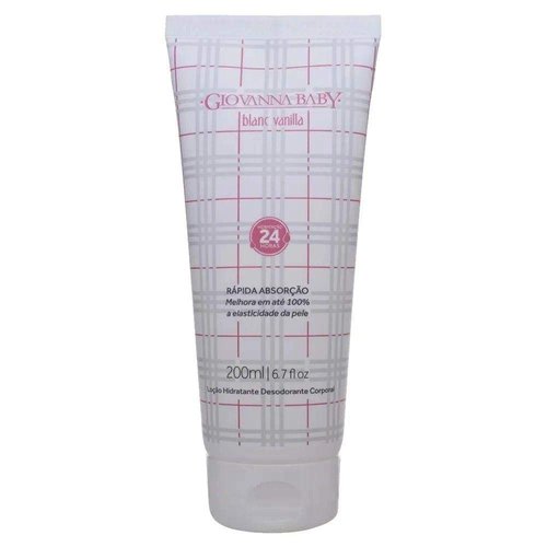 Giovanna Baby - Linha Tradicional - Locao Hidratante Corporal Blanc Vanilla 200 Ml Classic Collection - Blanc Vanilla Moisturizing Body Lotion 6.7 Fl Oz
