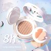 Meiyan Tang Lightweight Cushion Foundation BB Cream - Natural Coverage, Hydrating, Long-Lasting, Non-Drying, Waterproof, Anti-Sweat, Flawless Matte Finish, Unique Butterfly Puff Design