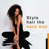 AmPro Shine-n-Jam Magic Fingers Edge Control - Provides Firm Hold with Non-Greasy Shine - Strengthens Hair with Silk Proteins and Softens with Abyssinian Oil - Excellent for Taming Fringe - 4 oz